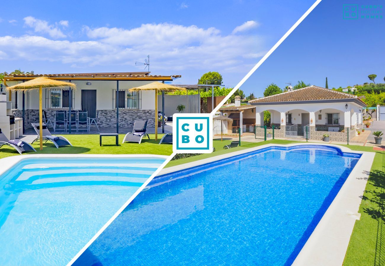 Maison de campagne de vacances avec piscine à Cártama pour 12 personnes