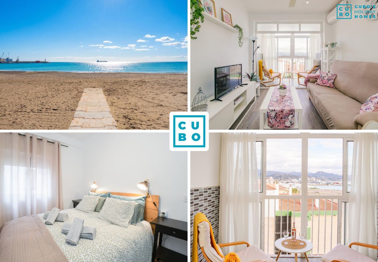 Appartement de vacances à Malaga avec vue sur la mer